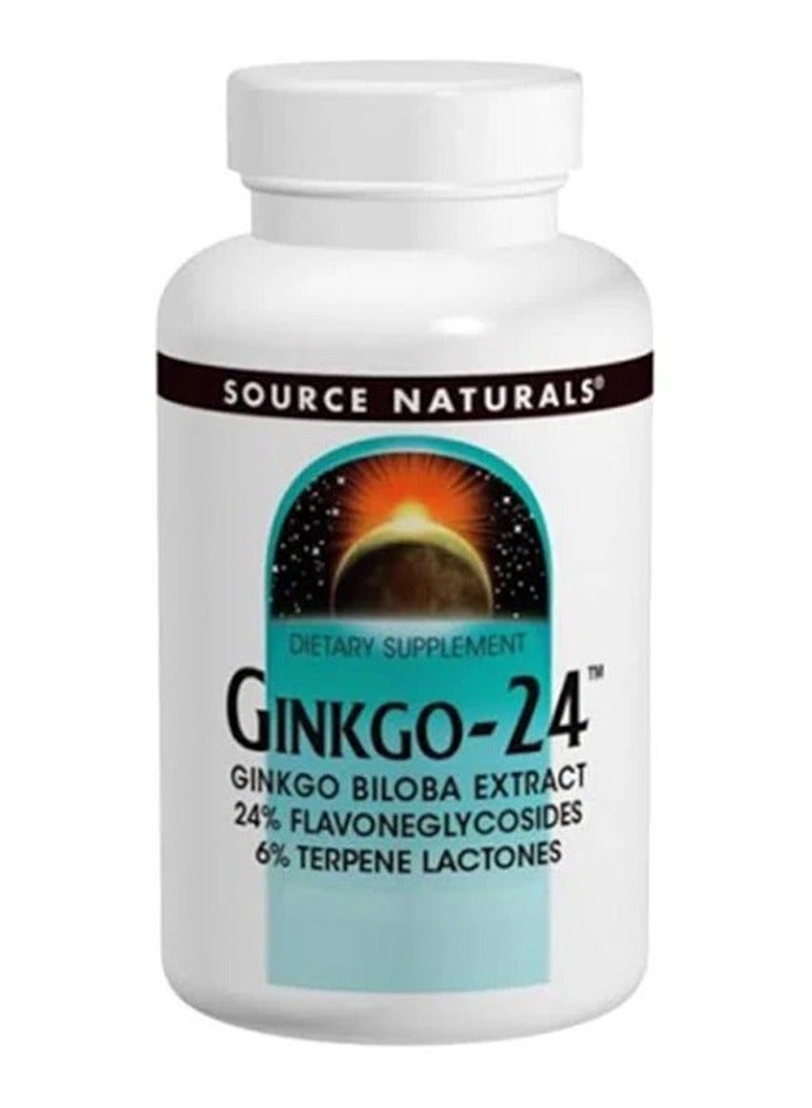 Source Naturals سورس ناتشورالز جنكو 24 بيلوبا، 40 ملغ، 60 قرص
