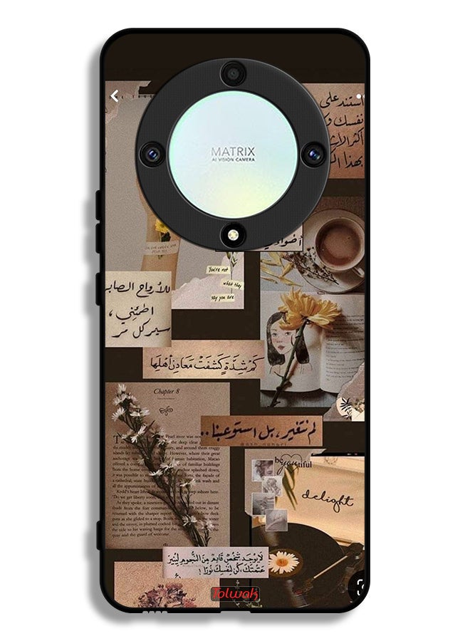 Tolwak Honor X9a Protective Case Cover Arabic Quotes Vintage - Image 1