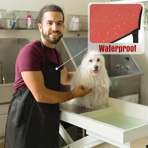 kilofly 1pc Vinyl Extra Long 43" Adjustable Waist Neck Ties Waterproof Apron - Image 5