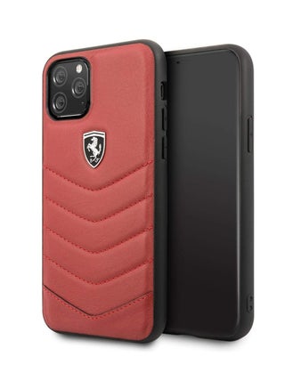 Ferrari Heritage Quilted Leather Hard Case - Red - iPhone 11 Pro - pzsku/ZB83EF9A9D87C11BB57A2Z/45/_/1713340211/6280c3f8-043f-4933-8ce6-cc410dbe4222