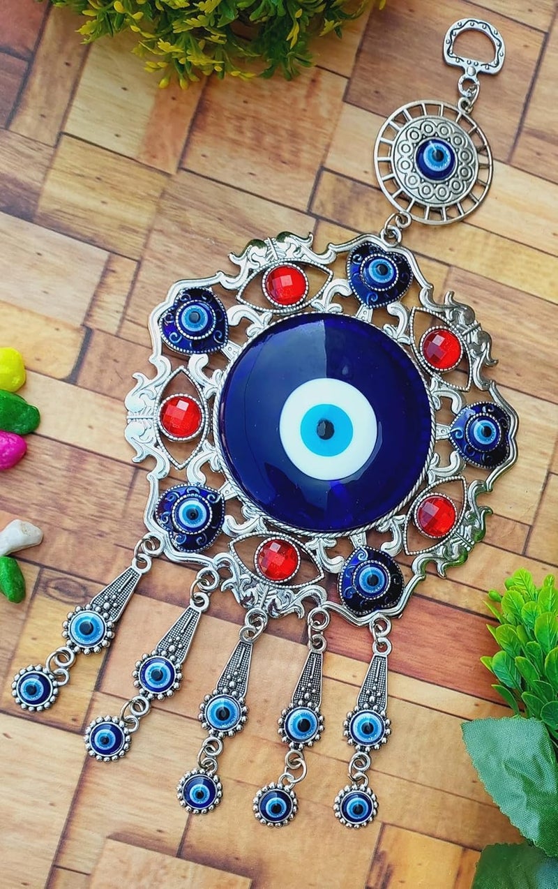 ARTISKRITI Turkish Evil Eye Hanging for Home Entrance Door Decoration Nazar Battu for Home Protection Big Size - Image 1