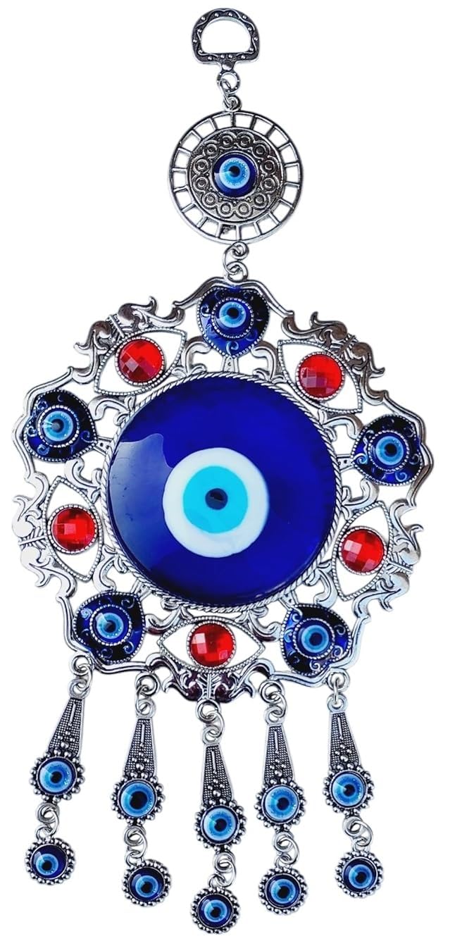 ARTISKRITI Turkish Evil Eye Hanging for Home Entrance Door Decoration Nazar Battu for Home Protection Big Size - Image 3
