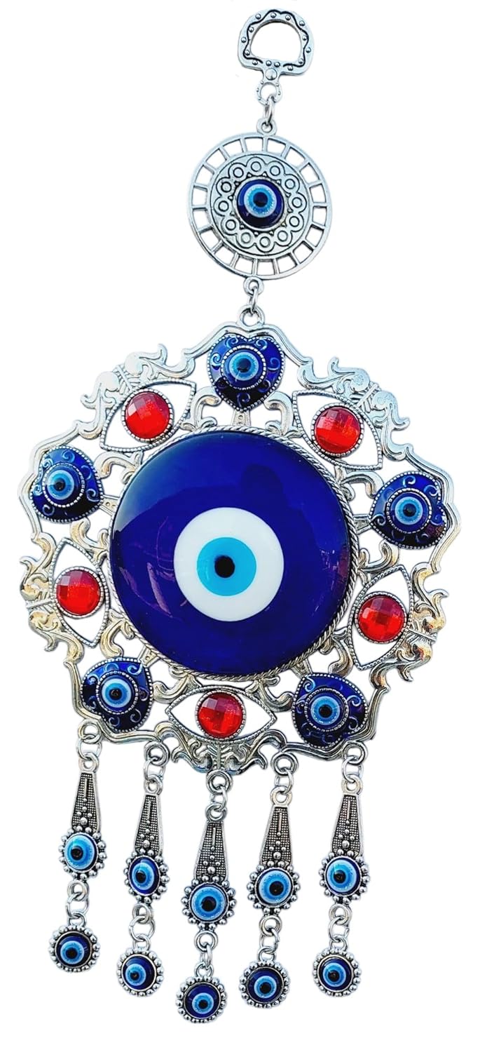 ARTISKRITI Turkish Evil Eye Hanging for Home Entrance Door Decoration Nazar Battu for Home Protection Big Size - Image 5
