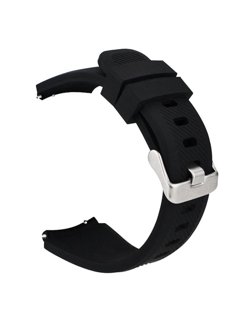 Silicone Sport Band 22MM Strap For Samsung Galaxy Watch 3 45mm/Watch 46mm/Gear S3/Huawei watch GT5 GT4 GT3 46MM/Watch 3&4/3&4 Pro/GT2E/GT2 Pro/GT GT2 46MM/Amazfit GTR 4/3/3 Pro/2/2e - Image 2