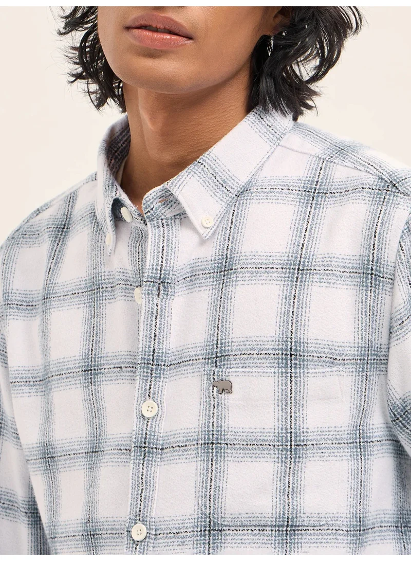 THE BEAR HOUSE  Men’s Long Sleeve Shirt – Classic, Comfortable and Stylish Essential for Work, Travel or Casual Outings for Men | Best Price UAE