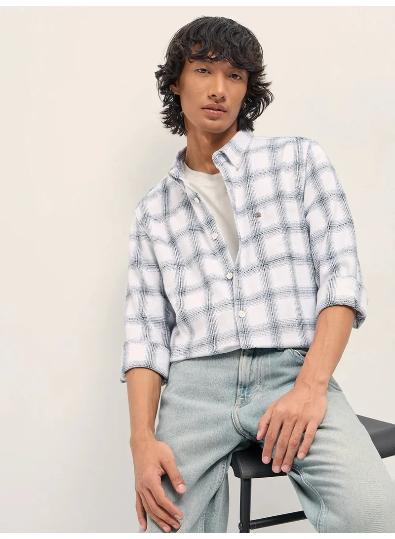 THE BEAR HOUSE  Men’s Long Sleeve Shirt – Classic, Comfortable and Stylish Essential for Work, Travel or Casual Outings for Men | Best Price UAE