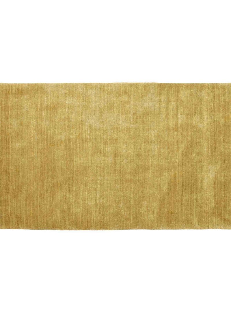 TULIP -100% BAMBOO SILK RUG- 100X150 CMS - YELLOW - Image 2
