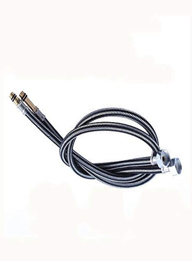JAGGER Heavy Stainless Steel Connection Pipe for Basin Mixer Connection Pipe for Wash Basin Hose Pipe (Color - Silver, Length - 24 Inch Material - 304 SS) - Pack of (2) - Image 3