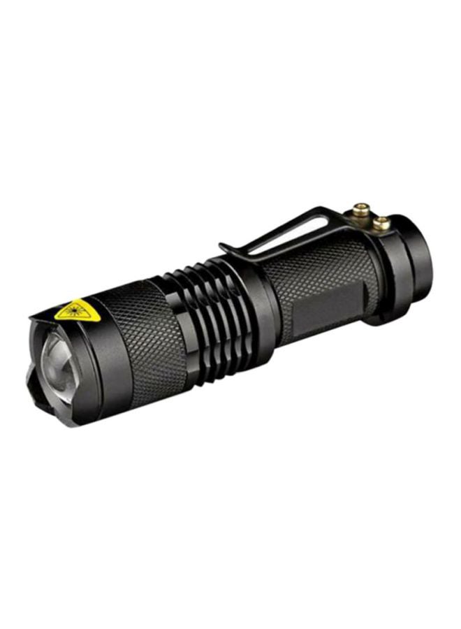 1200 Lumens 7W LED Mini Flashlight Black 3x4cm - Image 1