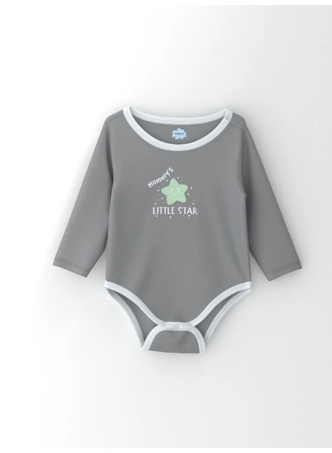Nautinati Nautinati Girls' Cotton Printed Pack of 2 Bodysuit