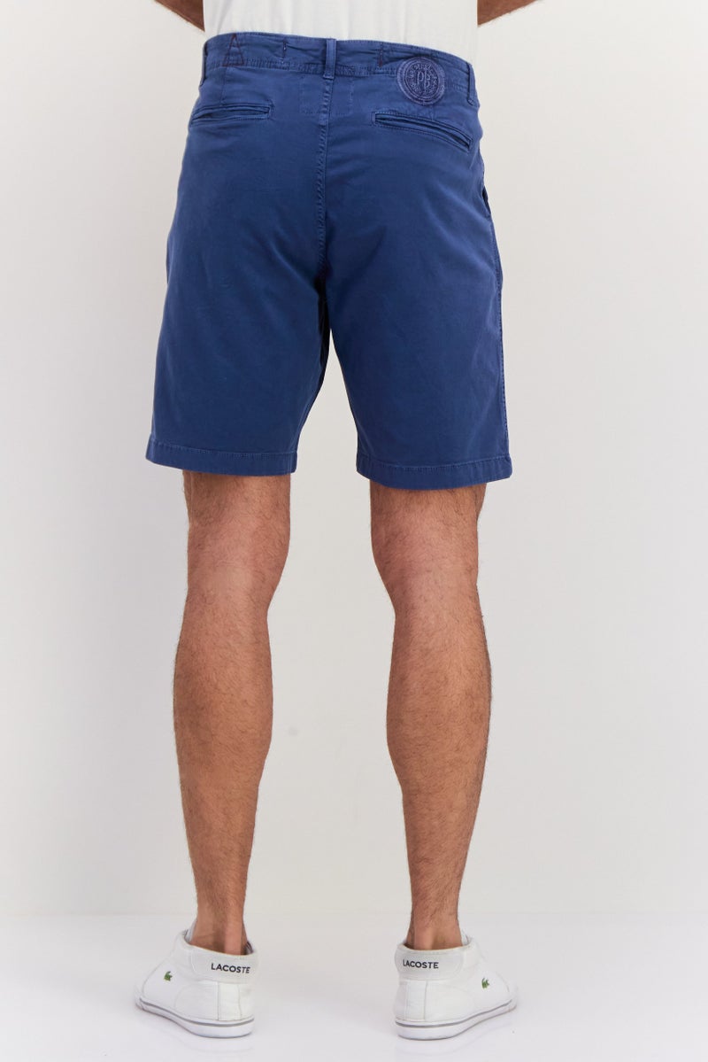 Paperbacks Men 9 Inseam Solid Chino Shorts, Navy - Image 3