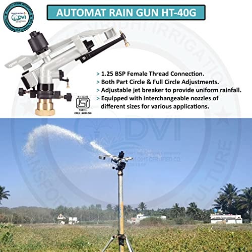 AUTOMAT Brass Ht-40G 1.25Inch Heavy Duty Isi Penguin Rain Gun(Harit) - Image 2