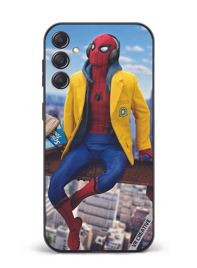 VR CREATIVE Protective Case Cover For Samsung Galaxy M14 Spiderman Design Multicolour - Image 1