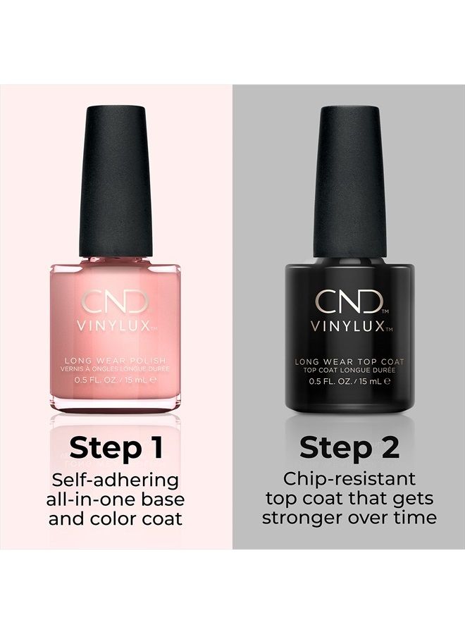 CND طلاء أظافر فينيلوك طويل الأمد باللون الوردي، لمعان يشبه الجل ولون مقاوم للتقشير، 0.5 أونصة سائلة - Image 4