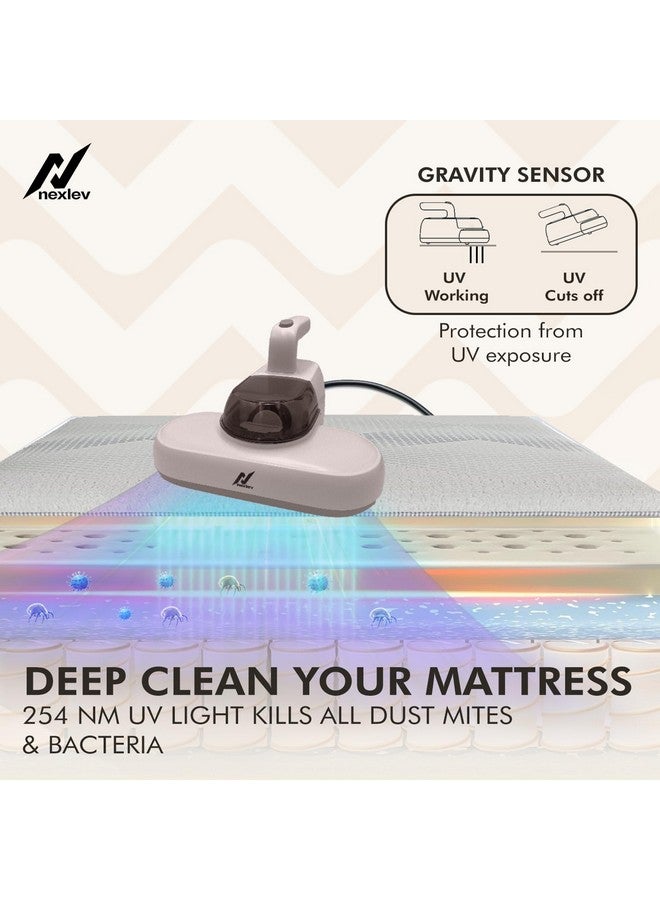 nexlev Mite Remover | for Bed Sofa & Cushions|Removes Dust & Kills Mites|Reduce Itching Skin Allergy Cough| UV Light| HEPA to Capture 99.99% Dust | 4M Long Cord | 600W | Double Beat Technology|MR-01 - Image 4