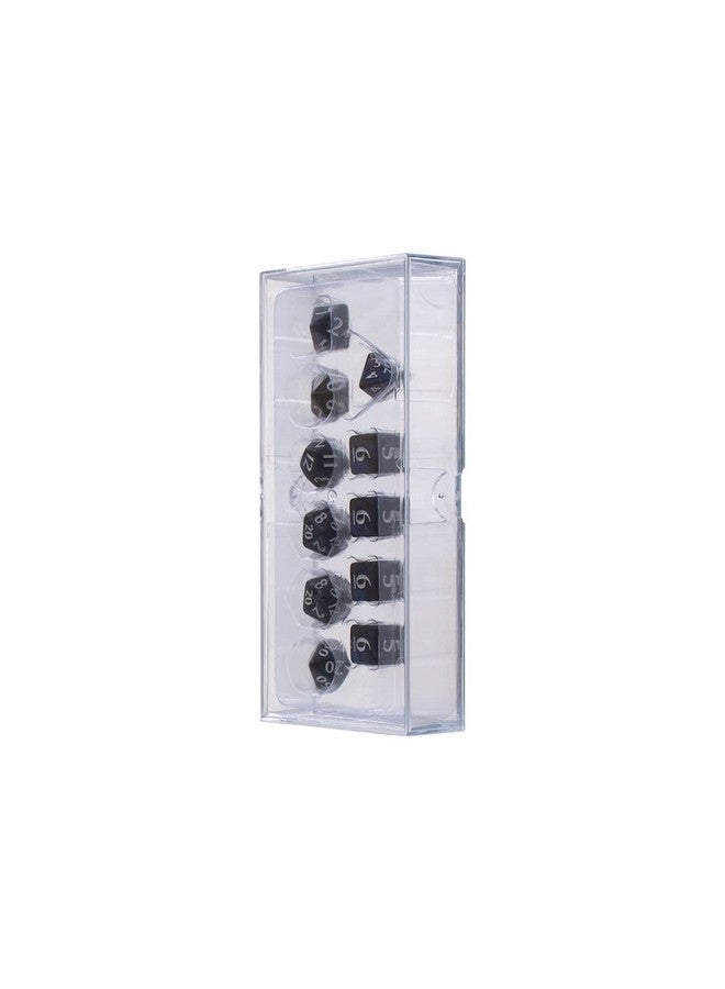 Ultra PRO - Eclipse 11 Dice Set (Jet Black) - Great Dice Set for All Kinds of Card Games and Board Games Such As, DND, MTG, and RPG - UP Your Game with Ultra PRO - Image 2