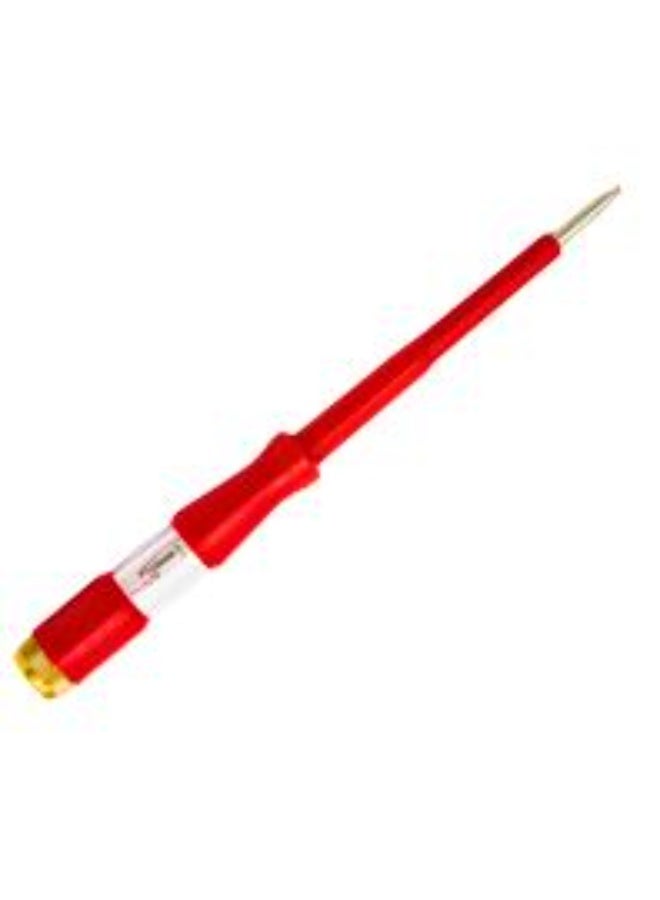 Osco Mini Voltage Tester Screwdriver – Professional Electrical Test Screwdriver with Transparent Handle and Indicator Light for Testing Electrical Circuits, Outlets, and Switches