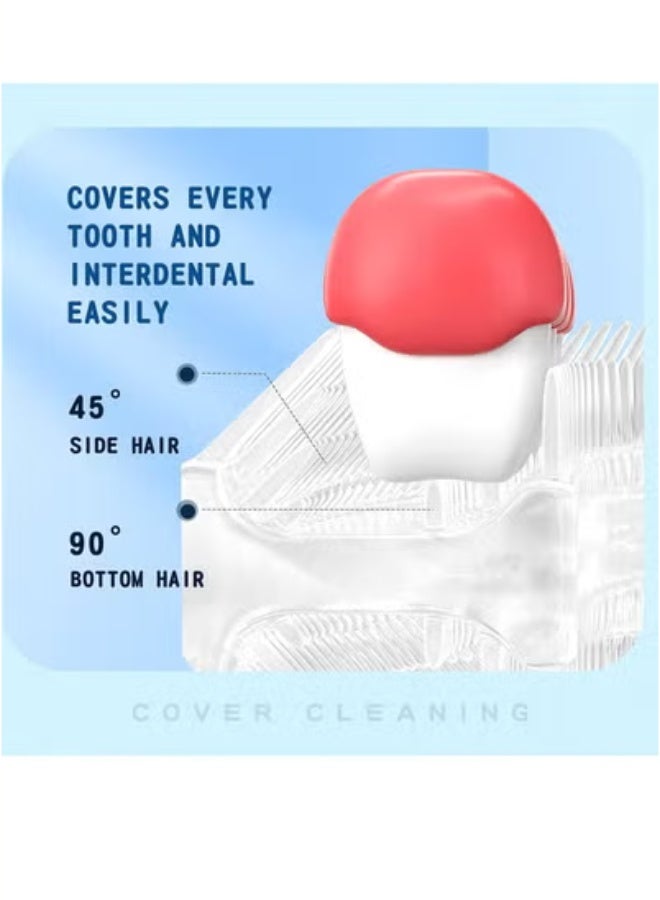 general Kids U Shaped Electric Toothbrush with 4 Brush Heads, Sonic Toothbrush Kids with 5 Modes, Cartoon Dinosaur 360 Degree Cleaning IPX7 Waterproof Design 2-6 Age Blue - Image 4