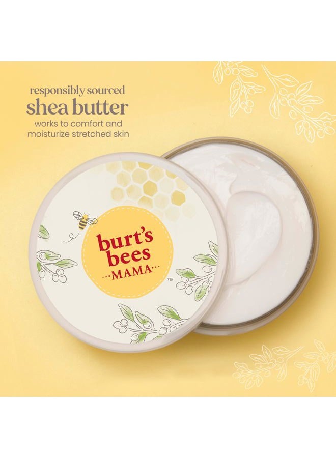Burt's Bees Mama Belly Butter, Stretch Mark Cream for Pregnancy Massages Body & Reduces Scar Appearance, Prenatal & Postnatal Tummy Skin Care, Shea Butter & Vitamin E Rich Formula, 6.5 Oz Tub  - Image 2
