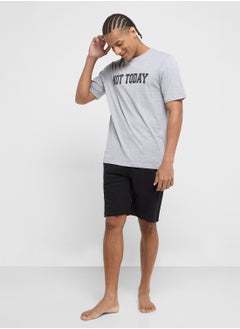 Not Today Pyjama Shorts Set