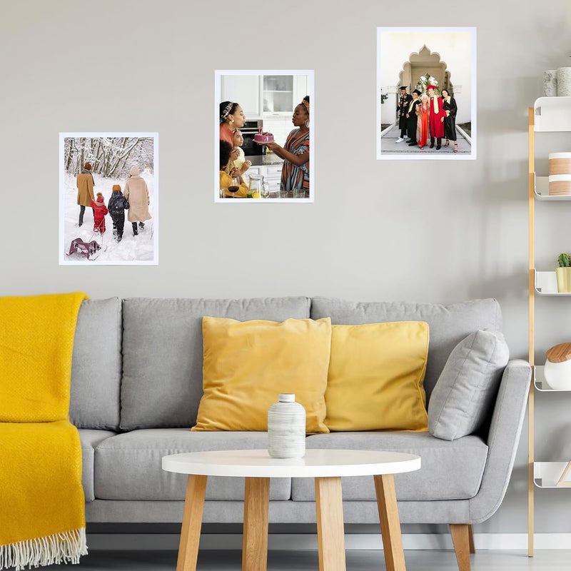 JCJMY 22x30 إطار صور بمقاس 22x24 مع ورقة زخرفية، لعرض الصور بمقاس 18x24 مع أو بدون ورقة زخرفية، إطار كبير للتعليق على الحائط بمقاس 22x24. - Image 5