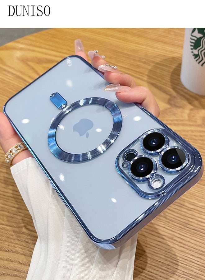 DUNISO iPhone 15 Pro MAX Phone Case 6.7" Full Body Protective Phone Cover With Crossbody Strap Anti-fall Phone Case Built-in Screen and Camera Protector For Apple 15 Pro MAX Phone Case - Image 5