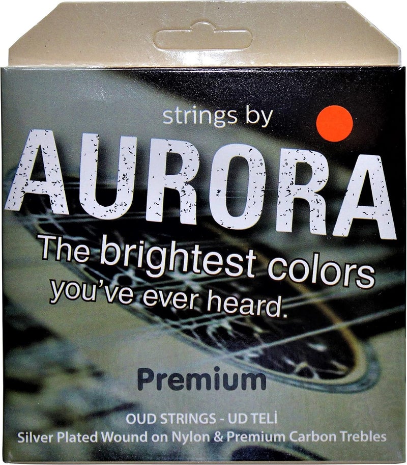 Aurora Premium Oud Strings - Silver Plated Wound on Nylon & Premium Carbon Trebles - Image 1