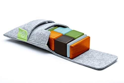 Tegu 8 Piece Tegu Pocket Pouch Magnetic Wooden Block Set Nelson - Image 5