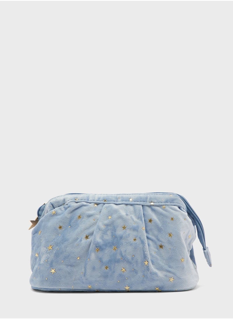 Ginger Star Velvet Make Up Pouch  - Image 2