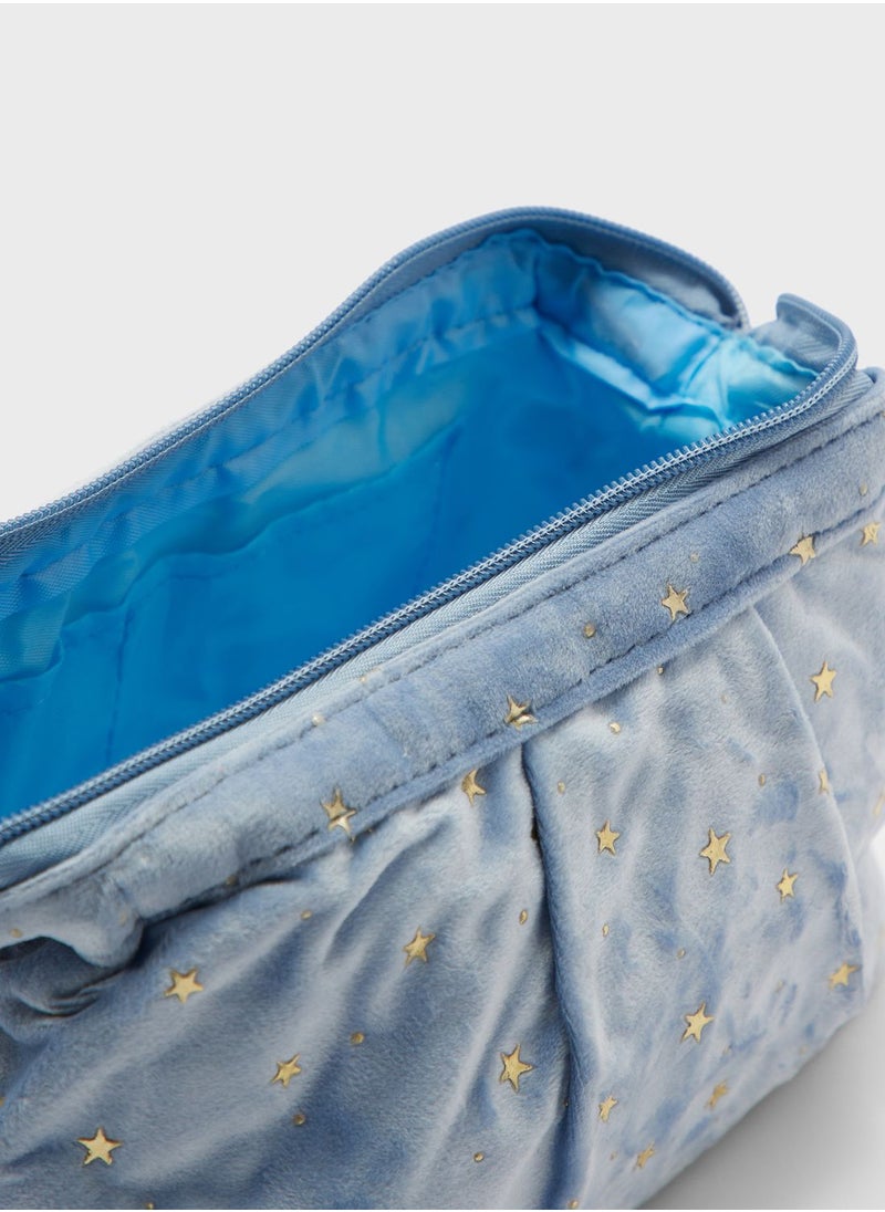 Ginger Star Velvet Make Up Pouch  - Image 5