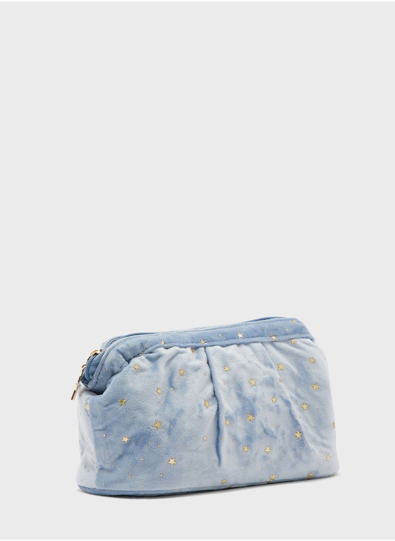 Ginger Star Velvet Make Up Pouch  - Image 4