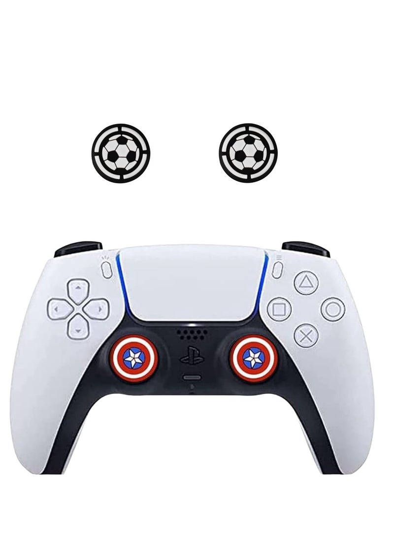 2-Piece Galaxy Thumb Grip Set For PS4/PS5 Controllers - Image 1