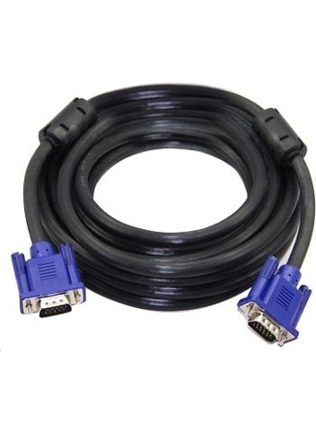 Polaxtor VGA Monitor Screen Data Cable with Filter 3 Meters 