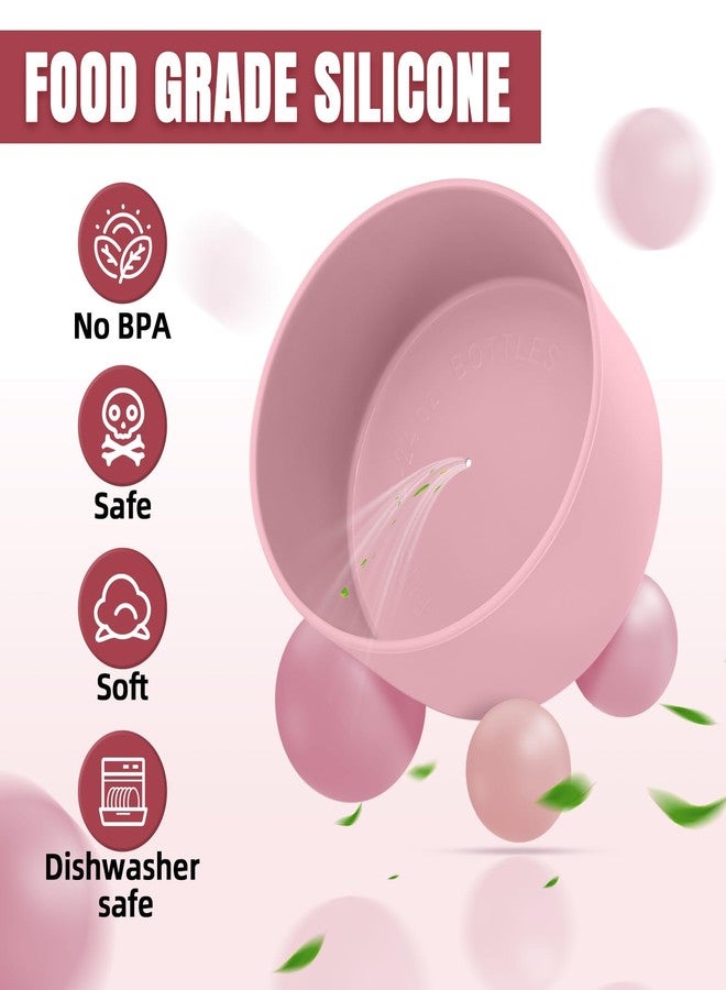 BKBY 2PCS Silicone Boot Compatible with Owala 30oz & 40oz FreeSip Sway Bottles & Tumblers, Protective Anti-Slip Bottom Cover Sleeve for Freesip Sway Tumbler (Angel Food Cake) - Image 4