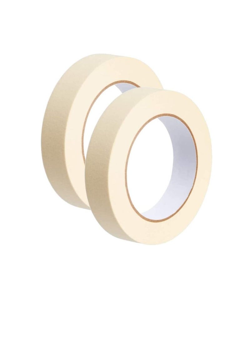 Generic Adhesive Masking Tape General Purpose Painter's Tape Bulk for Painting, Labeling, Packing, Craft, Art, Home, Office, School Etc. (Pack of 2-1 Inch)  - Image 3