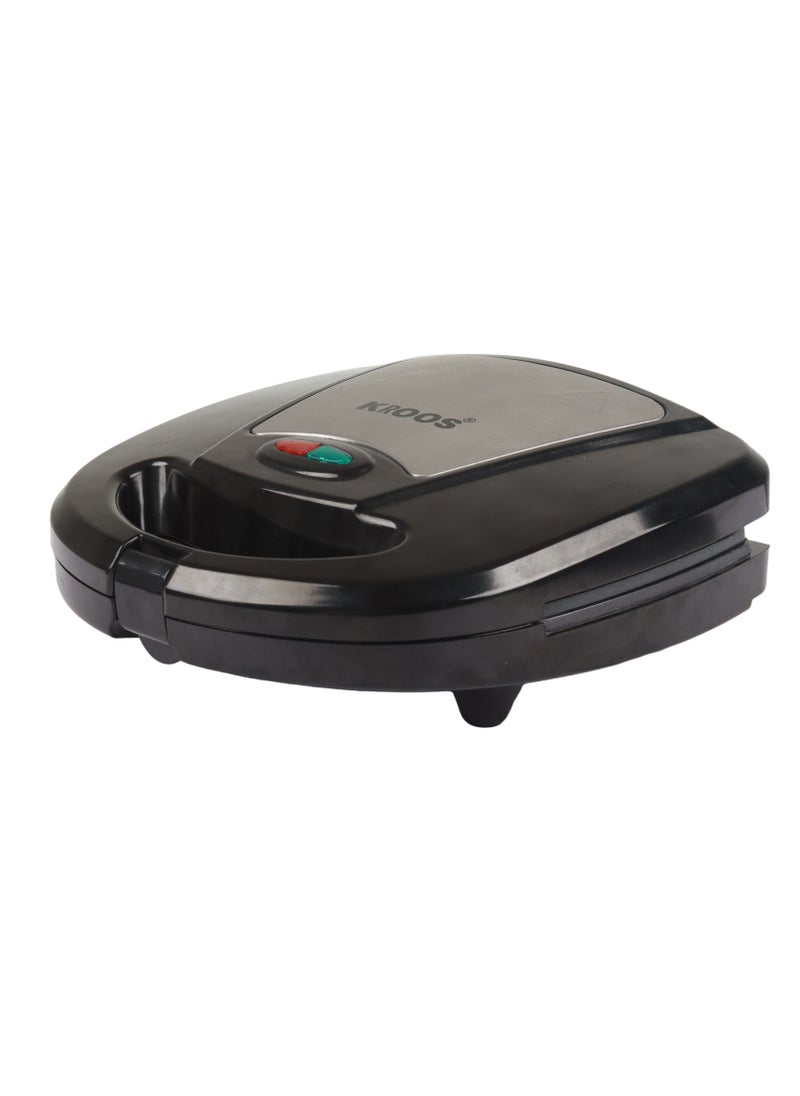 KROOS 6-in-1 Non-Stick Snack Maker for Sandwiches, Grills, Pancakes and Donuts with Detachable Plates  - Image 3