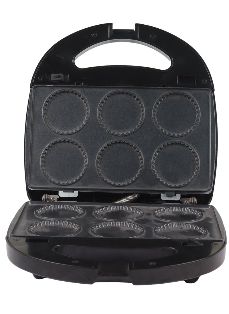 KROOS 6-in-1 Non-Stick Snack Maker for Sandwiches, Grills, Pancakes and Donuts with Detachable Plates  - Image 4