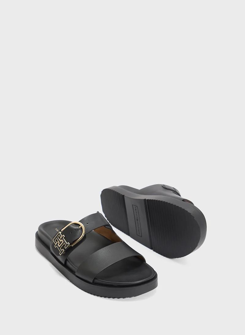 TOMMY HILFIGER Leather Sporty Mule