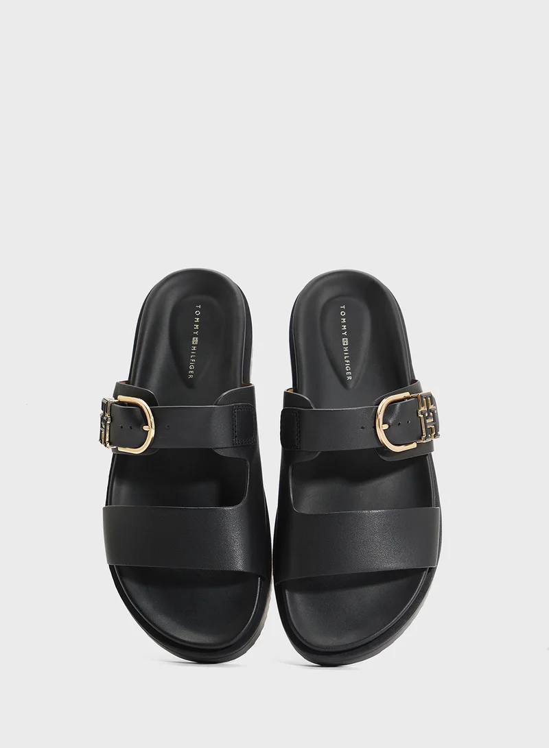 TOMMY HILFIGER Leather Sporty Mule