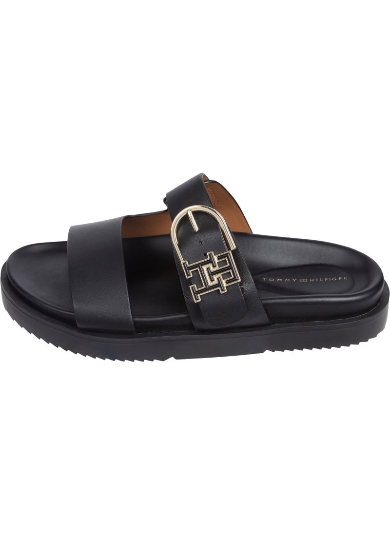 TOMMY HILFIGER Leather Sporty Mule  - Image 2