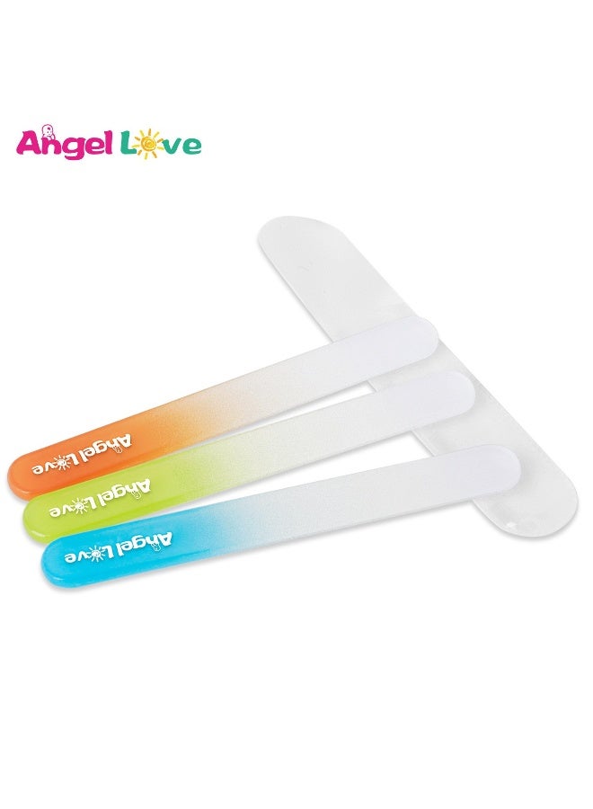 Angel Love Baby Nail File, 3 Pack, Emery Board Glass, Crystal, Set for Newborns, Toddlers, Infant, Babies & Young Children, New Moms & Baby Shower,ZJC2 - Image 2