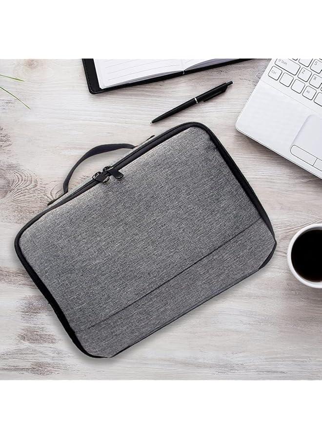 erorex Projector Storage Case Universal Portable Gray Projector Storage Bag Case Universal Carrying Bag Travel Storage Organizer For Projectors And Accessories - Image 5