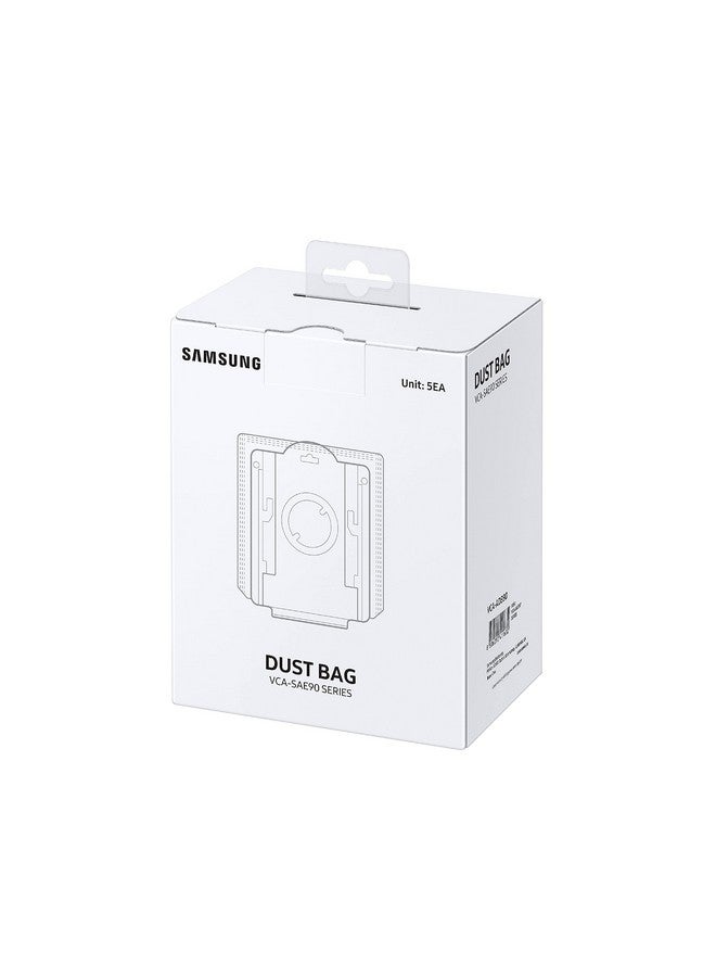 SAMSUNG Clean Station Dust Bags, Pack of 5 Replacement Bags for Jet Stick Cordless Vacuum Cleaners, Hygienic Floor Cleaning Solution, VCA-ADB90/XAA, Grey - Image 5