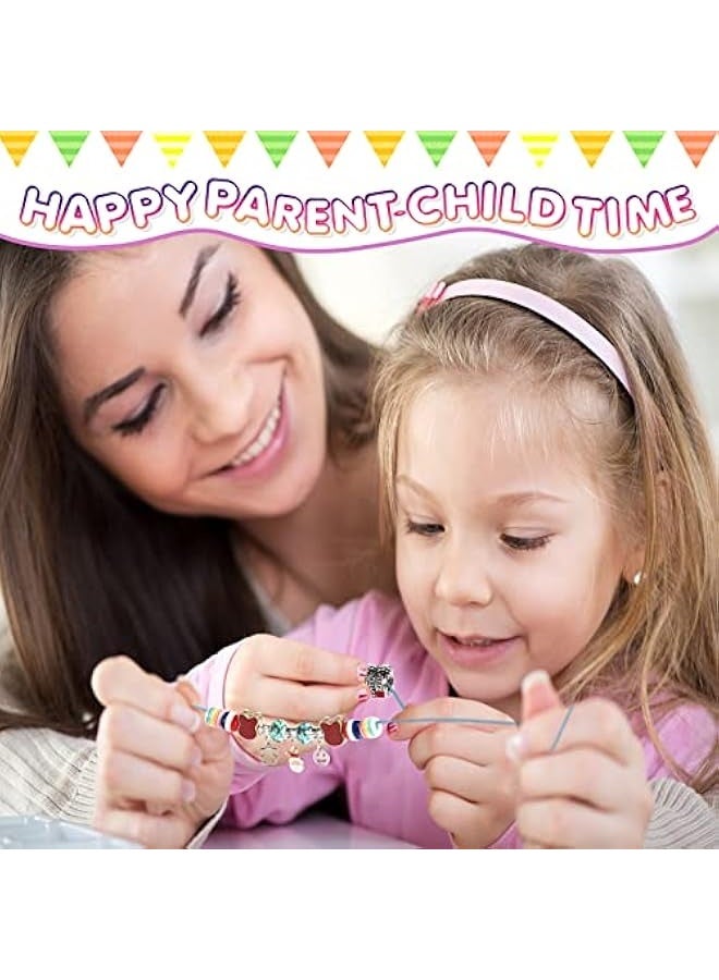 نيبمينينت مجموعة صناعة أساور السحر، مجموعة صنع مجوهرات للألعاب للفتيات، حرفة لهن بتصميم يونيكورن للفتيات من سن 8 إلى 12 سنة، هدايا مثالية للأطفال من 6 إلى 10 سنوات، تلهم الإبداع والخيال والتعبير عن الذات. - Image 4