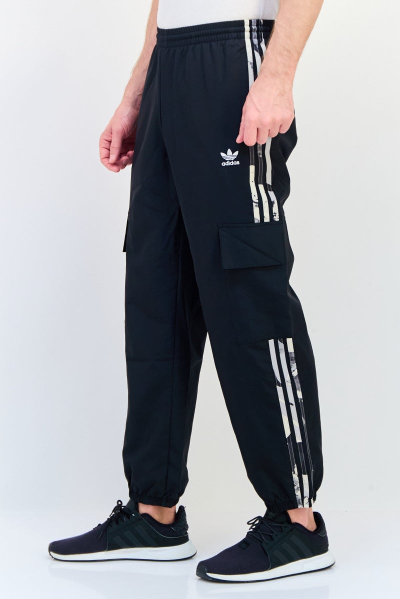 adidas Originals Men Sportswear Fit Outdoor Cargo Pants, Black - Image 2