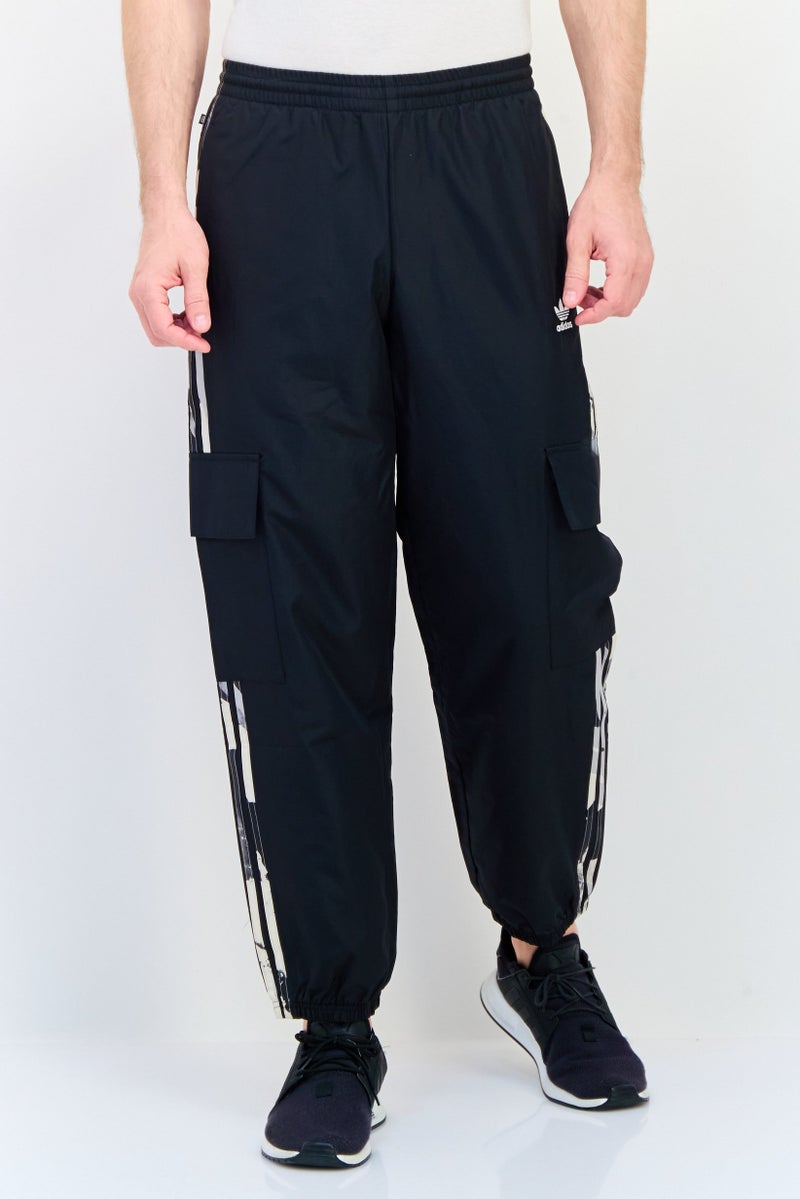 adidas Originals Men Sportswear Fit Outdoor Cargo Pants, Black - Image 1
