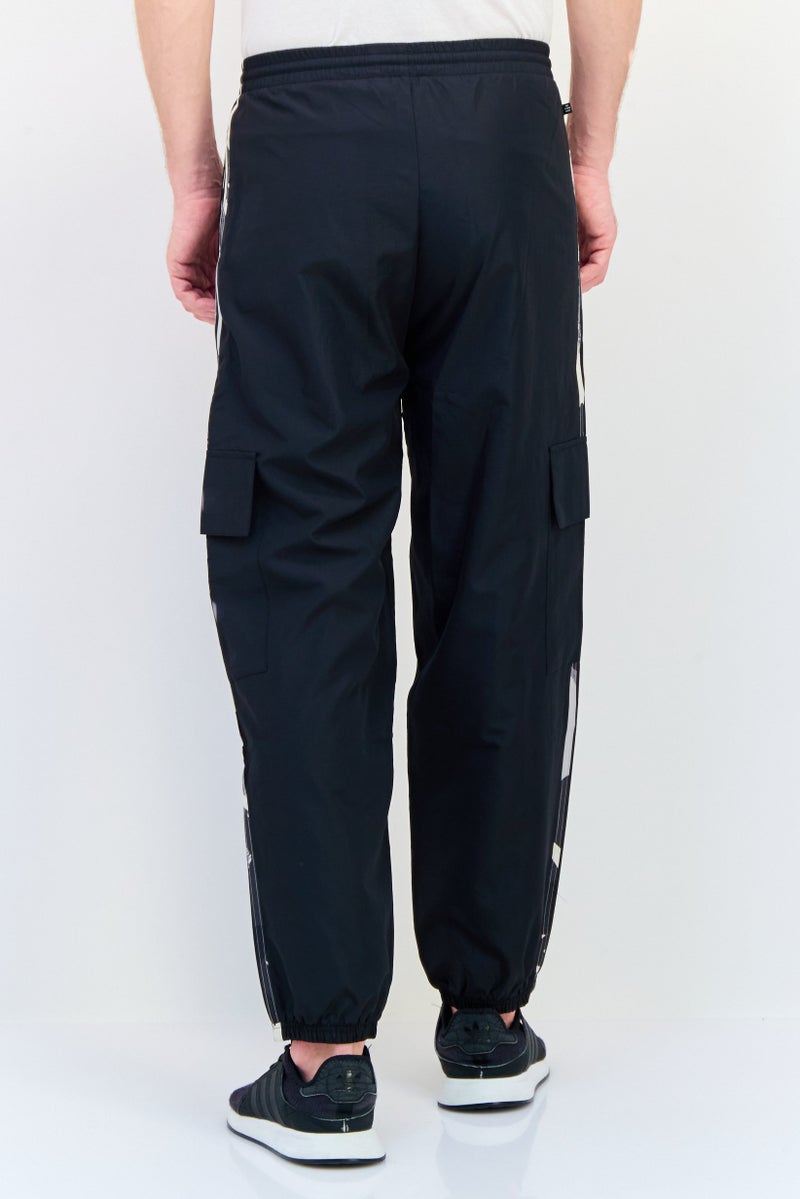adidas Originals Men Sportswear Fit Outdoor Cargo Pants, Black - Image 3