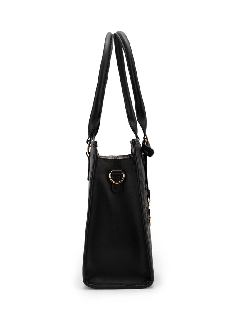 Lavie Signature California Woman's Mid Size Satchel(BLACK) - Image 5