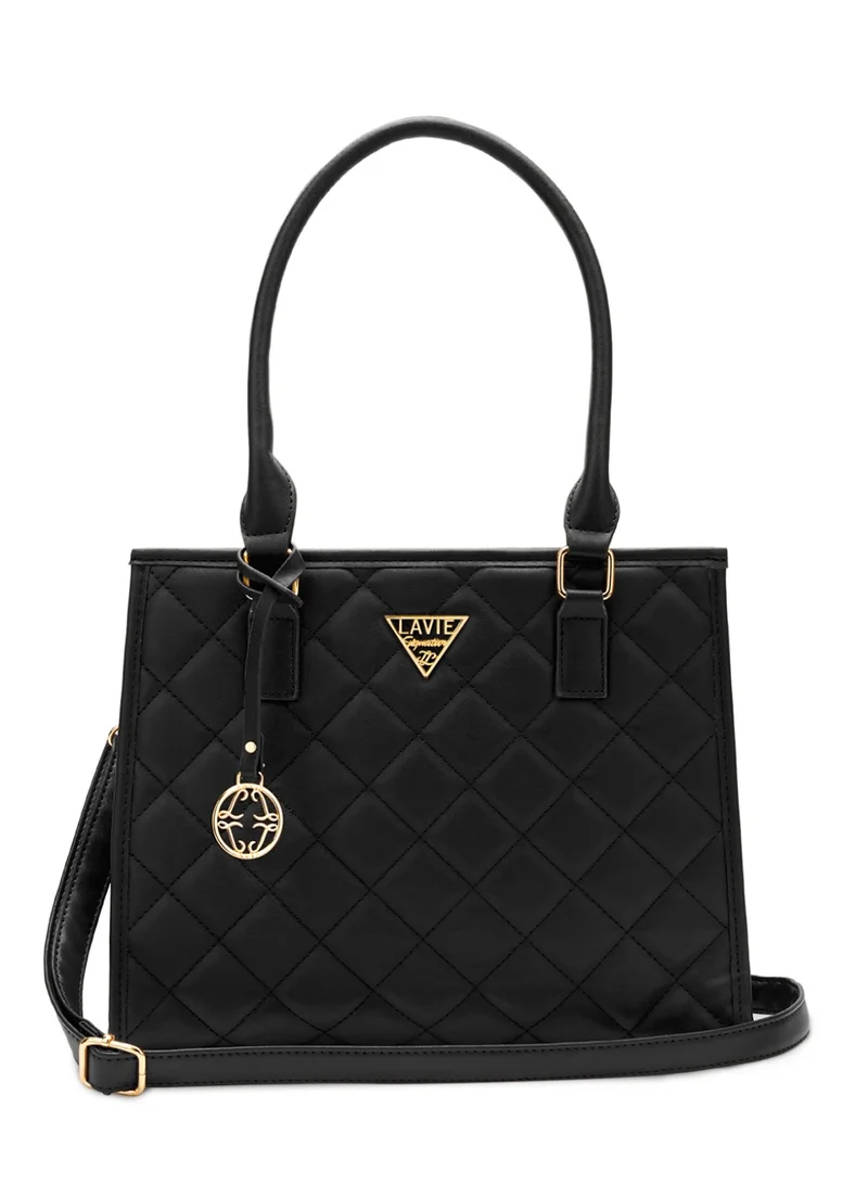 Signature California Woman's Mid Size Satchel(BLACK)