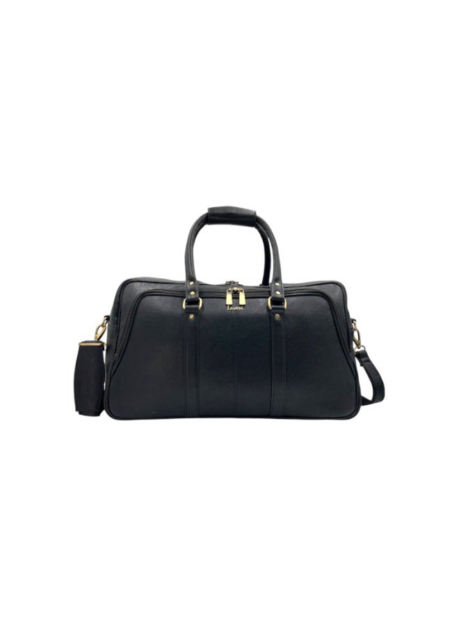 LAVERI LEATHER Sports Gym Bag Travel Duffel Bag with Shoes Compartment and Wet Pocket for Men Women, Large Weekend Overnight Luggage Bag Carry on Bag Yoga Tote Bags - Image 1